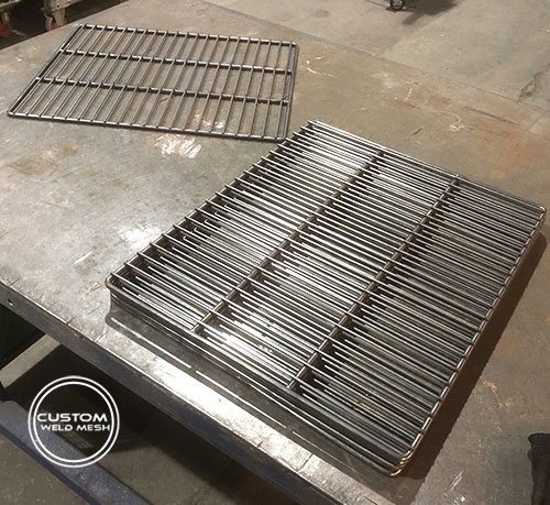 wire mesh shelves made to size 